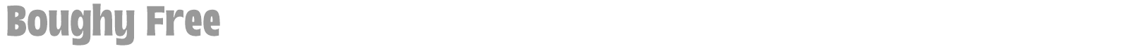 Boughy font preview